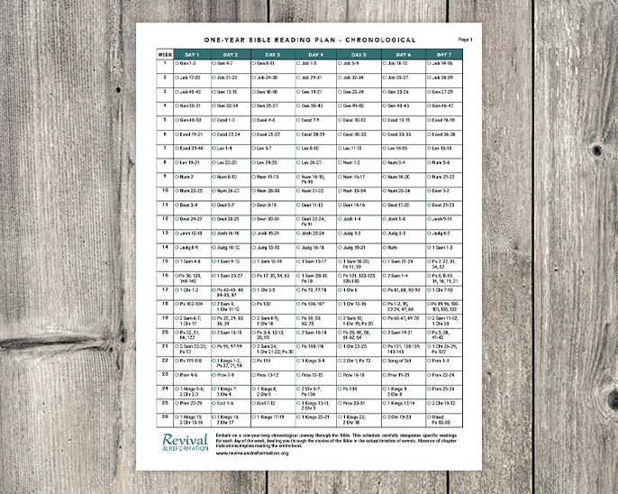Bible in One Year Plan (Free Download + KJV Guide)