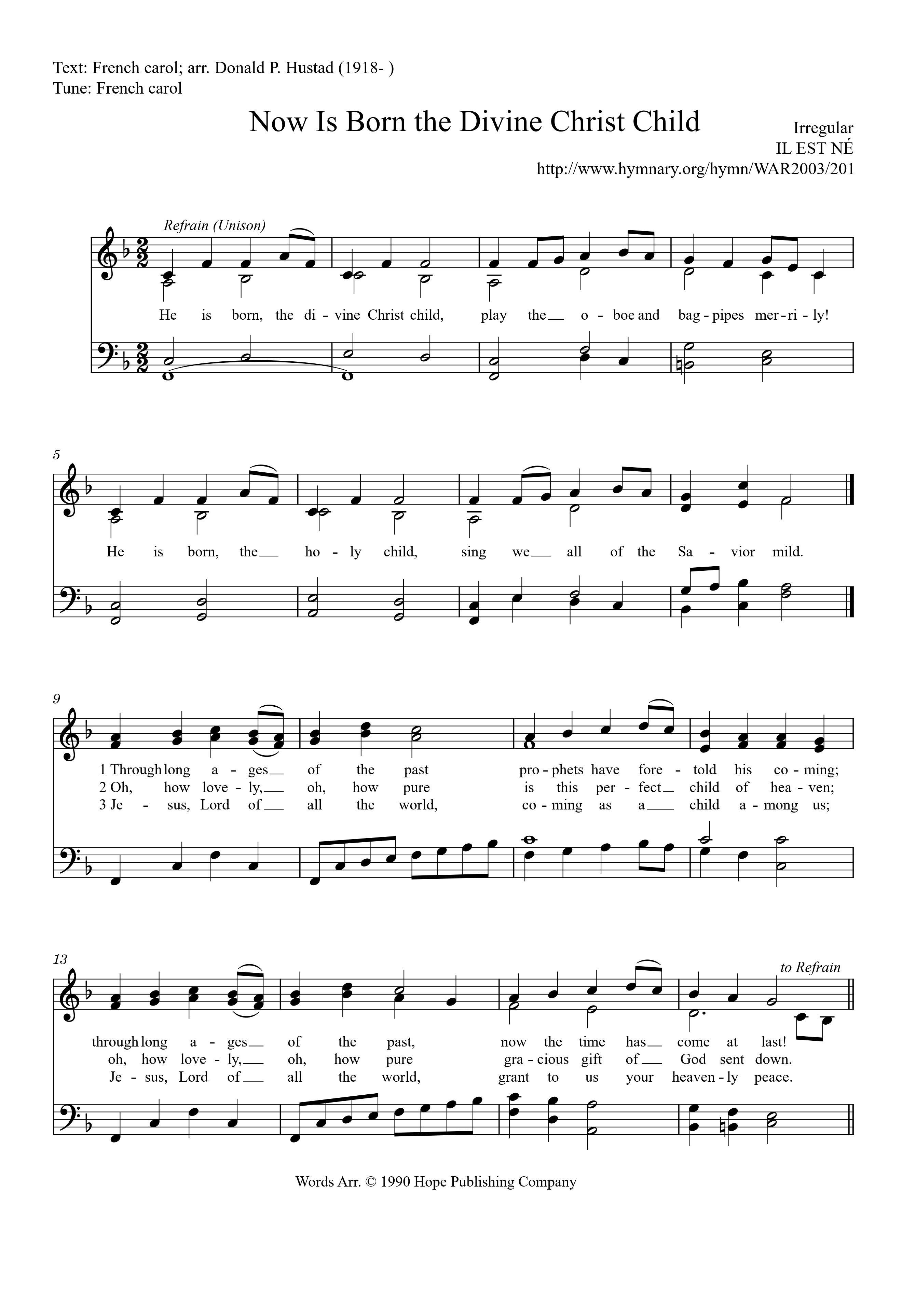 Hymn Sheet for George Evans