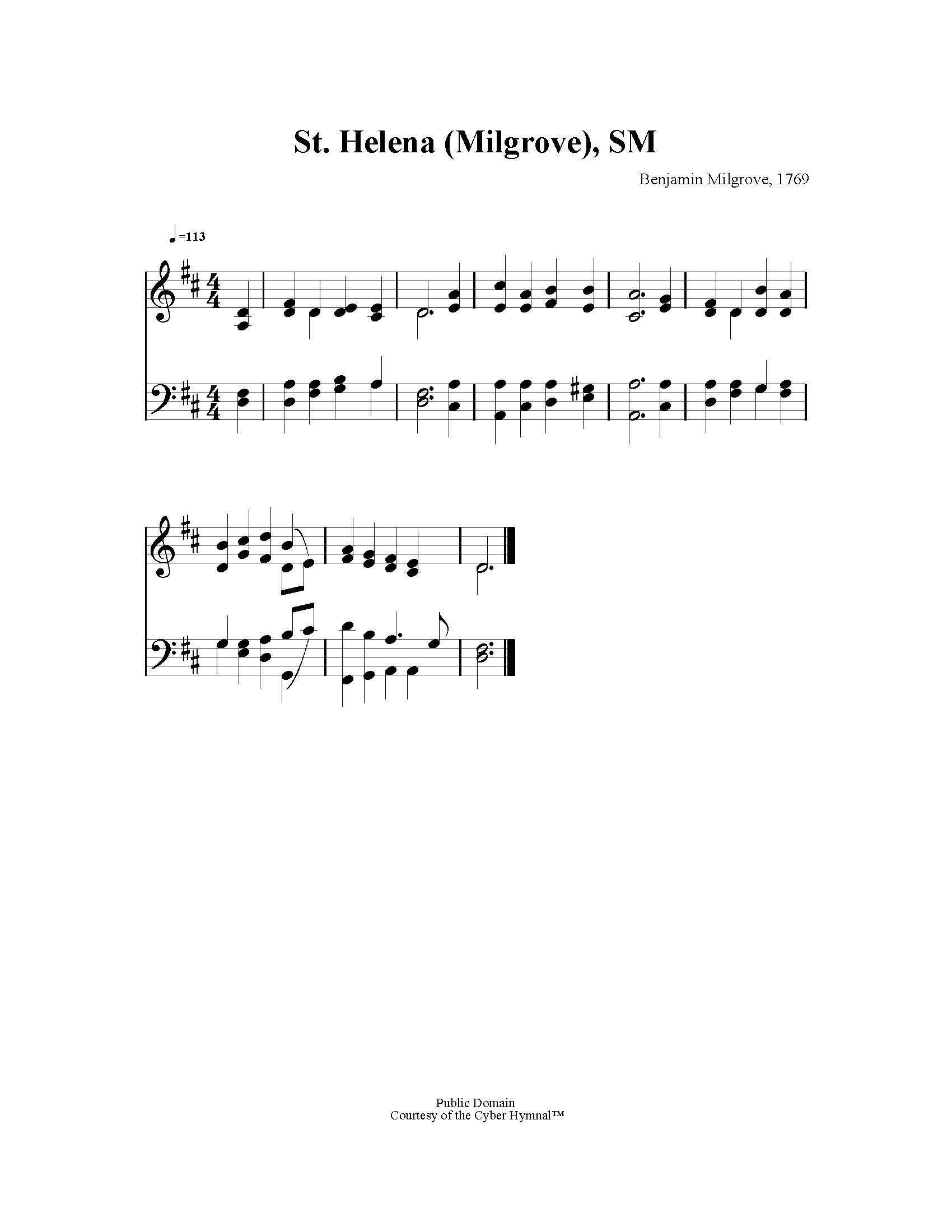 Hymn Sheet for Glory Be to Thee, O Lord