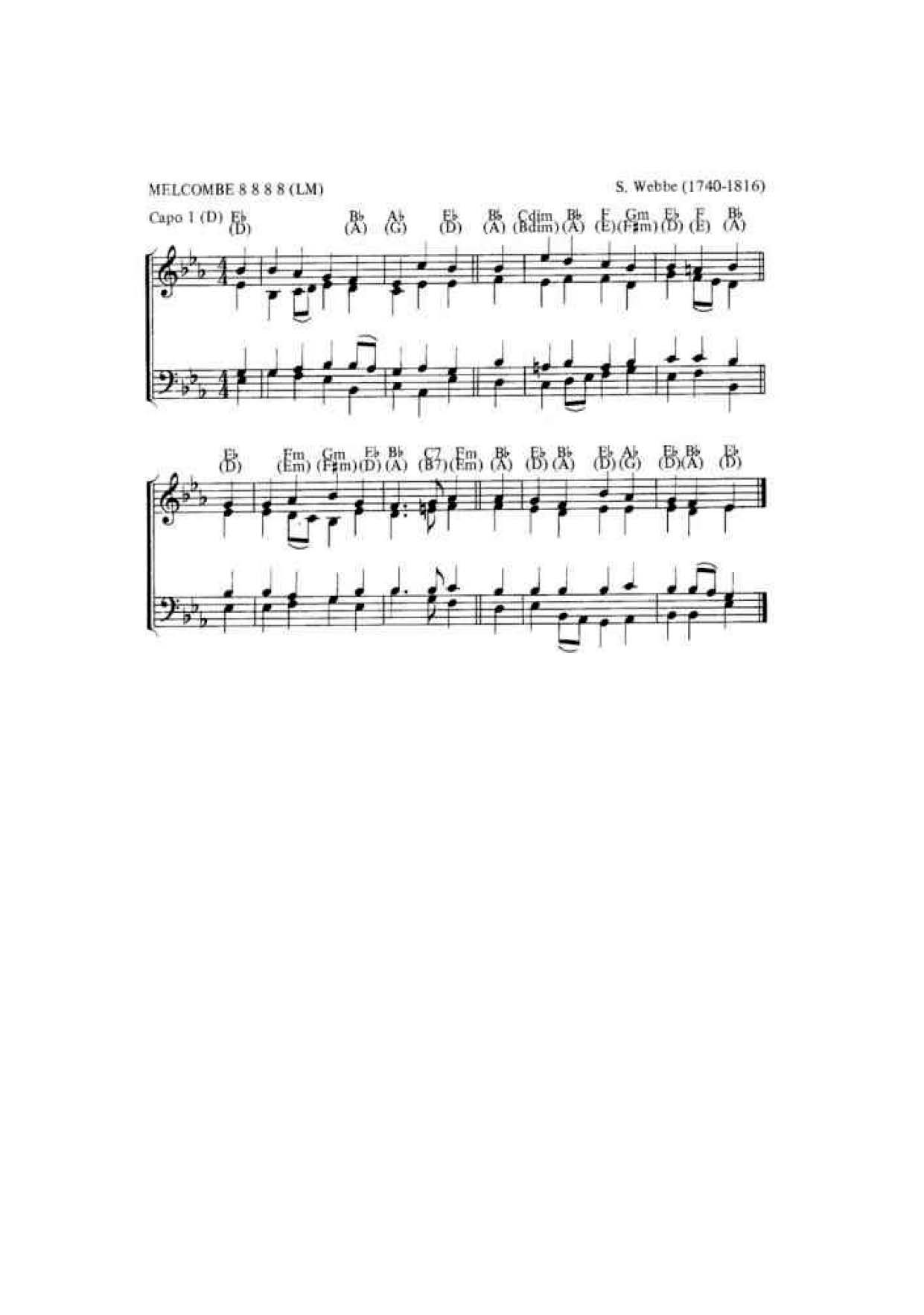 Hymn Sheet for Sweet are the seasons, when we wait