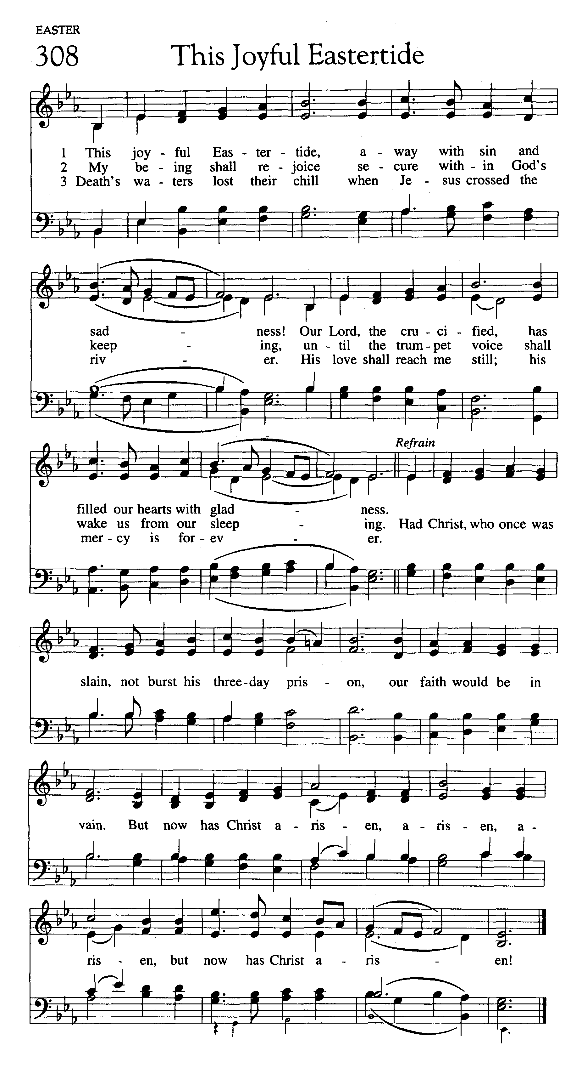 Hymn Sheet for This Joyful Eastertide